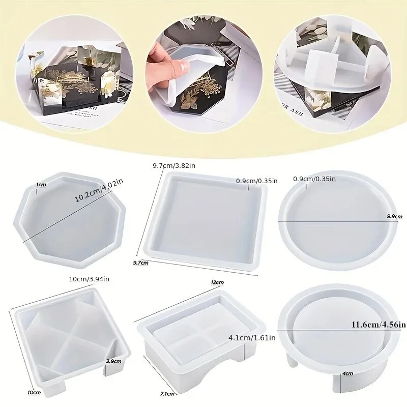 Ensemble de moules en résine p - Resin Art Kit For Beginners avis et prix