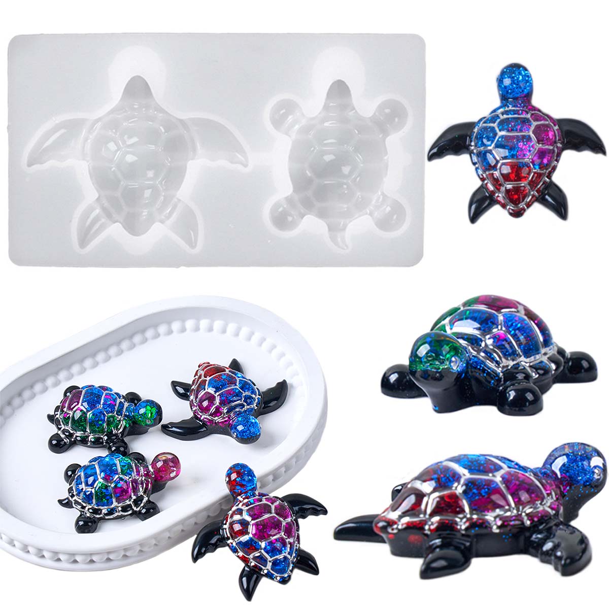 Porte-clés tortue de mer 3D, m - Resin Art Uv avis et prix