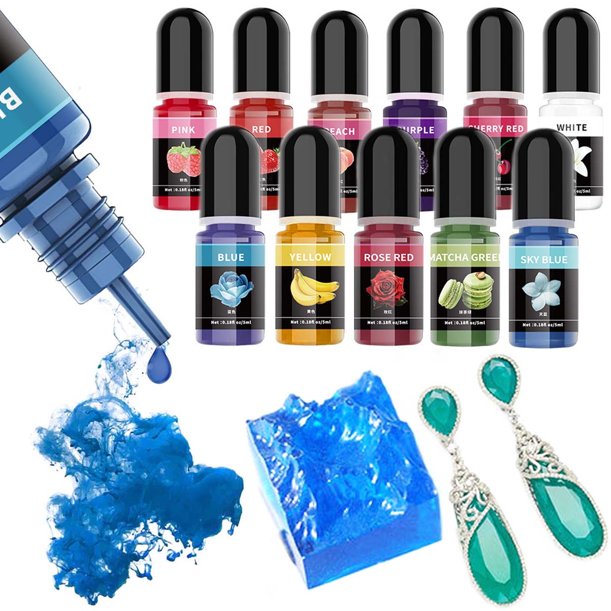 5 ml/bouteille résine époxy Pi - Resin Art Uv avis et prix