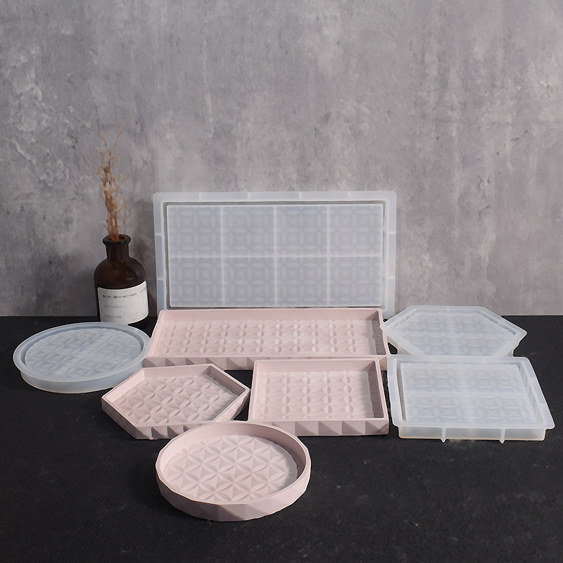Plateau de rangement en Silico - Coaster Mold Square avis et prix