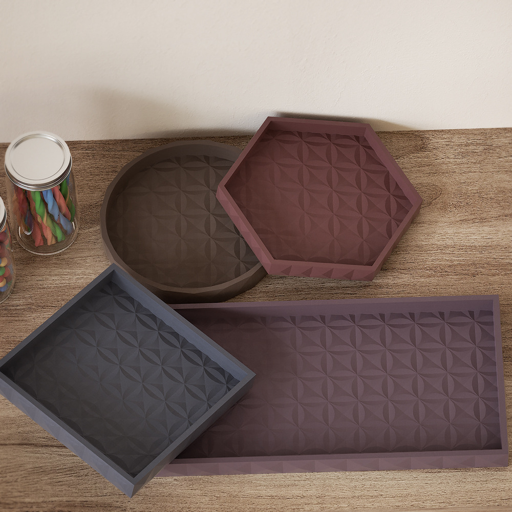 Plateau de rangement en Silico - Coaster Mold Square avis et prix