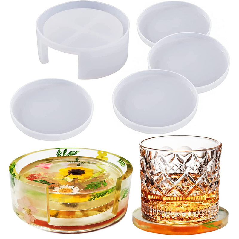 Moule rond et carré en Silicon - Coaster Mold Square avis et prix