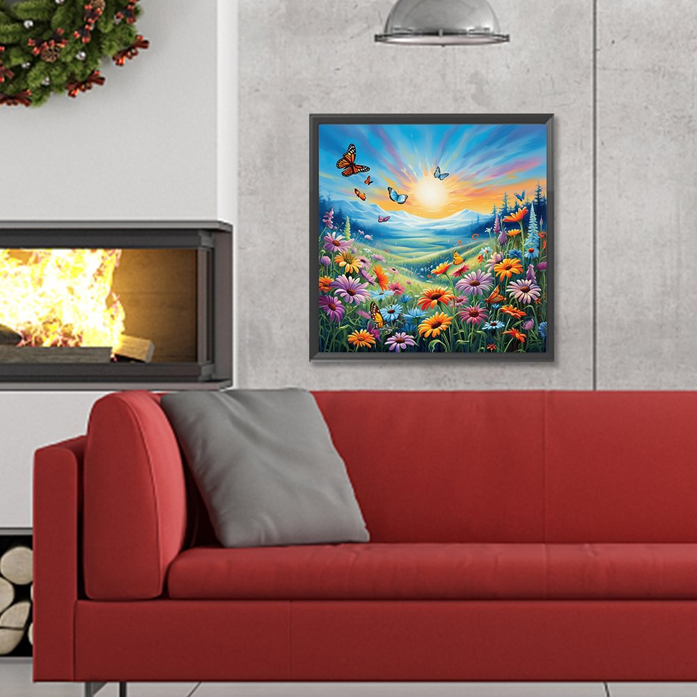 Diamant peinture famille migno - Resin Art Flower avis et prix