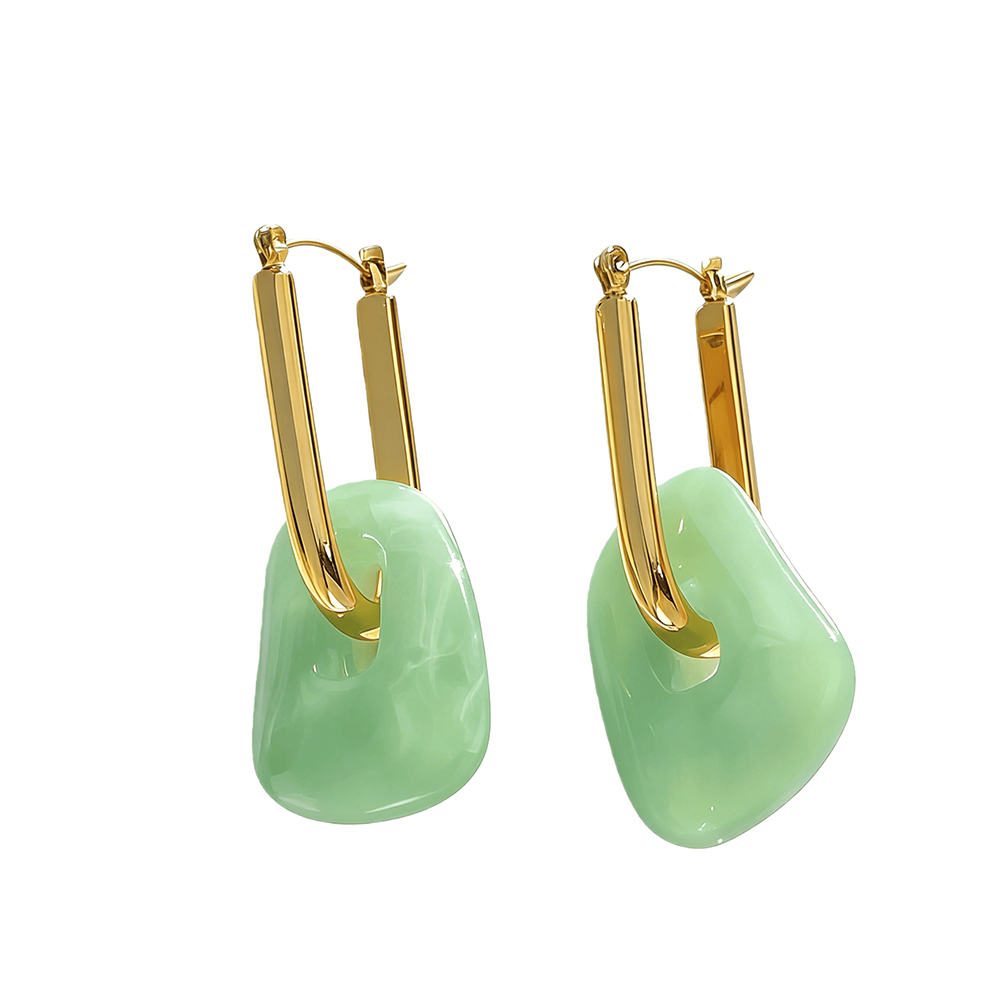 Boucles d'oreilles pendantes c - Resin Art Ring avis et prix