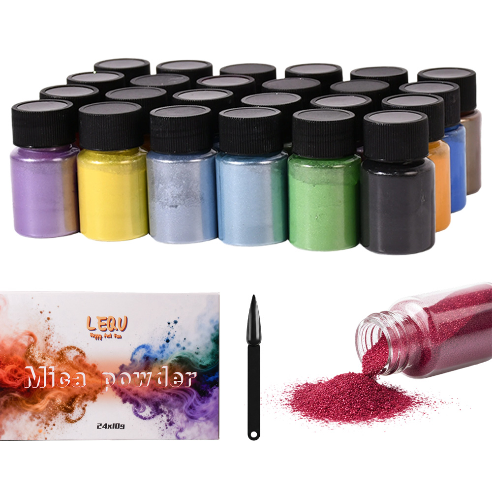 Poudre de mica caméléon 24 cou - Resin Color Paste avis et prix